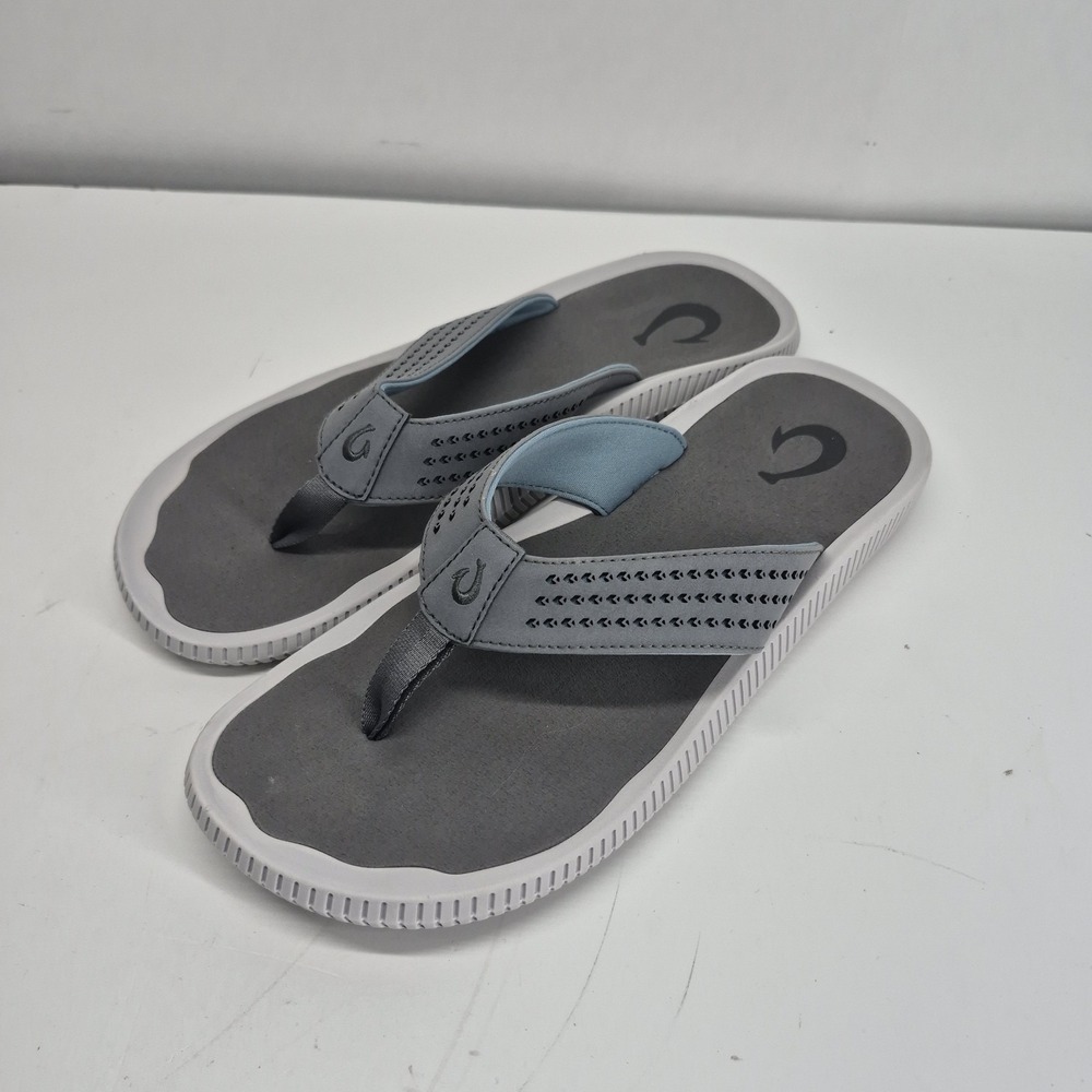 Olukai Ulele Beach Sandals Mens Size 12 Water Resistant Flip Flops